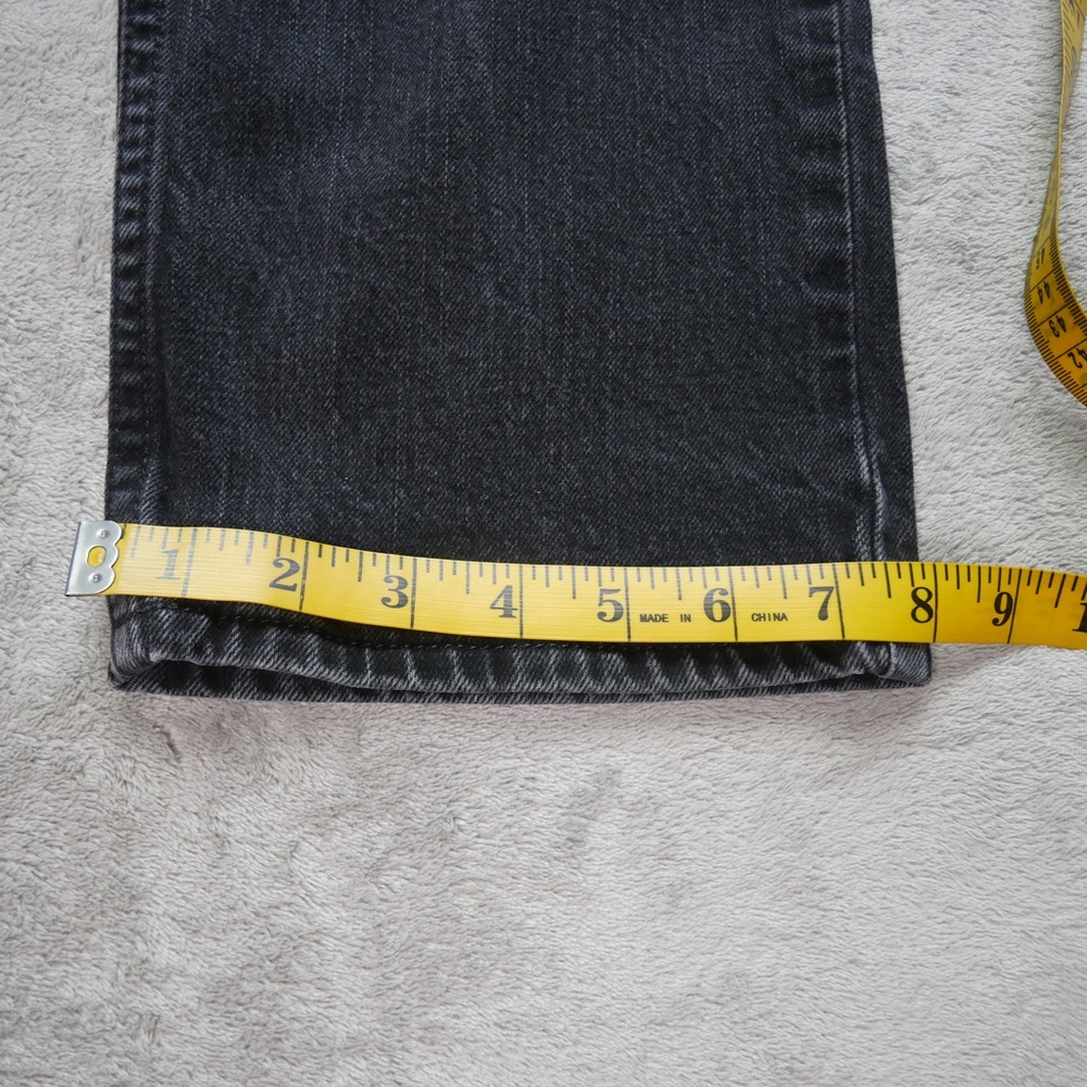 Arizona Jean Co Mens Size 34x32 Black Denim Straight Leg Jeans Streetwear Casual - Picture 12 of 12